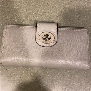 Grey coach wallet